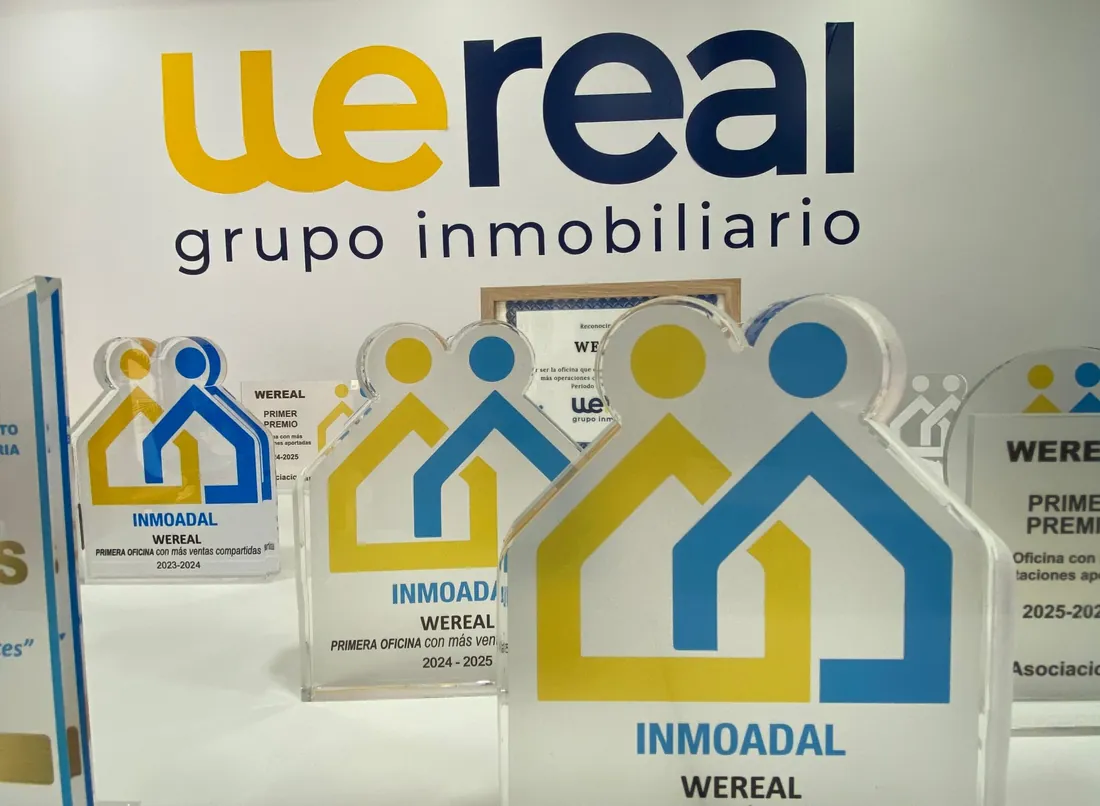 Premios INMOADAL a Wereal: primera oficina con más ventas compartidas 2024-2025 y 2025-2026 Premios INMOADAL a Wereal: primera oficina con más ventas compartidas 2024-2025 y 2025-2026